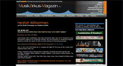 Desktop Screenshot of musikzirkus-magazin.de